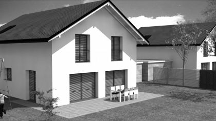 Modélisation 3D de deux villas pour une promotion immobilière